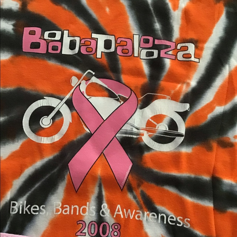 Breast Cancer awareness tee shirt with bandana